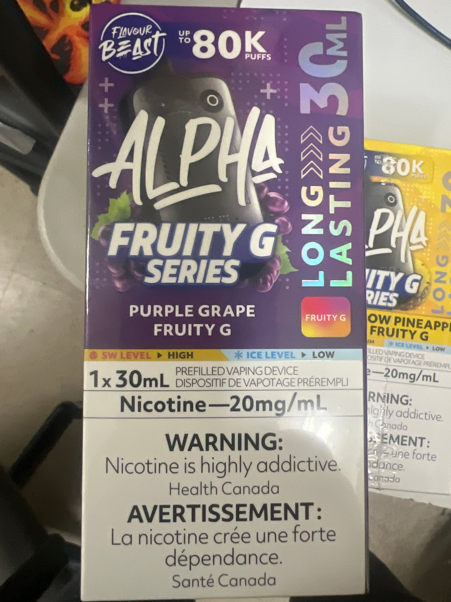 Flavour Beast Disposable Alpha 80K Fruity G Purple Grape