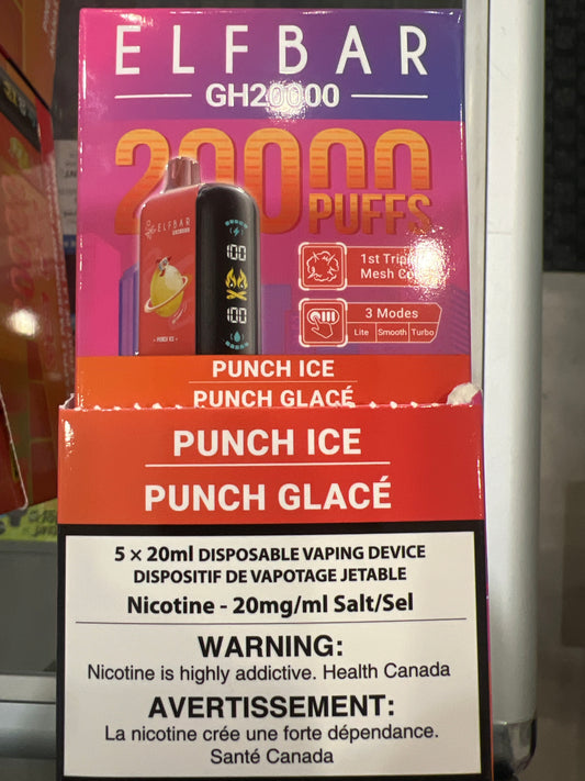 ELF BAR Disposable GH20000 Punch Ice ONT