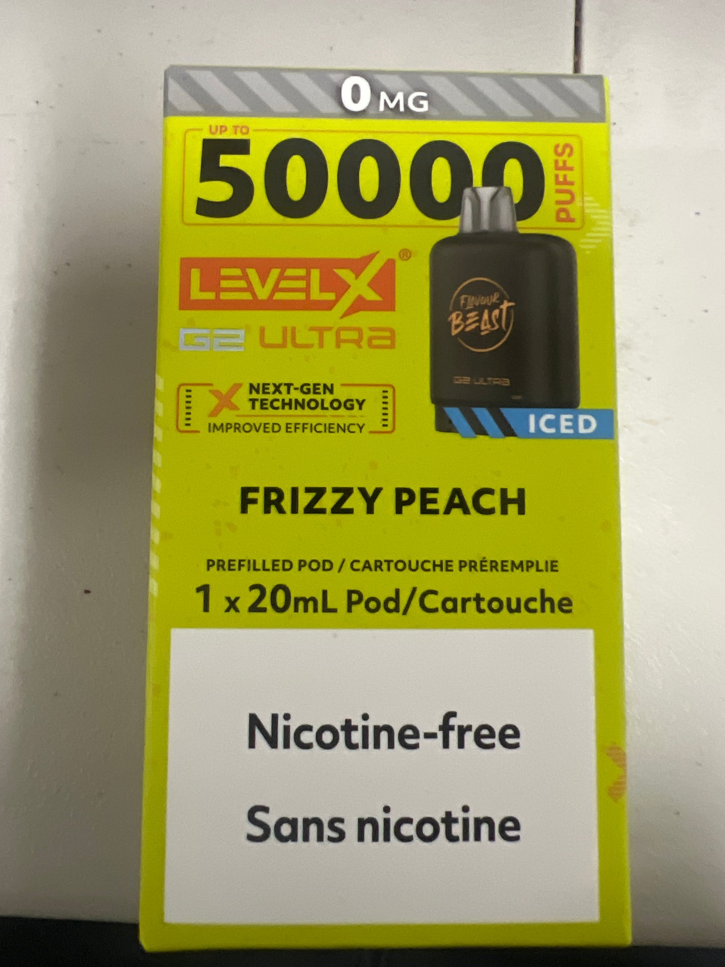 Flavour Beast G2 Ultra Level X PODS Frizzy Peach Iced