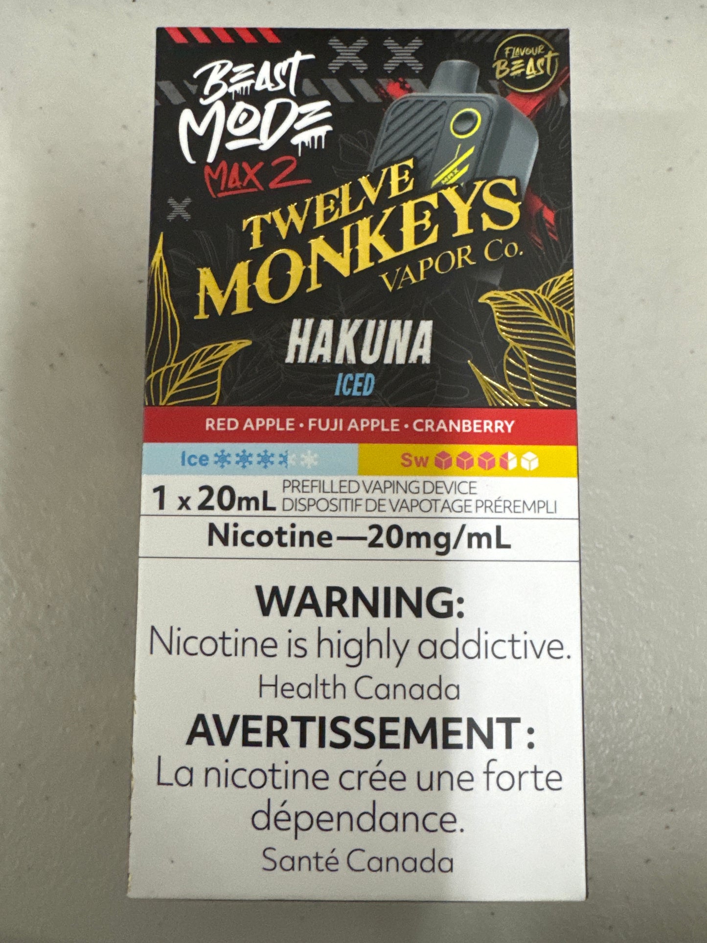 Flavour Beast Disposable Mode Max 2 50K Hakuna Iced ONT