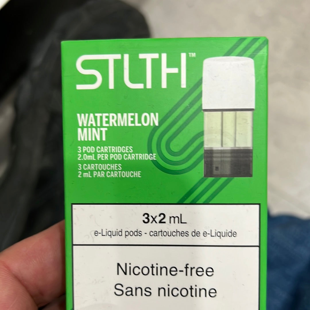 STLTH PODS Nic Free Watermelon Mint (3x2ml)