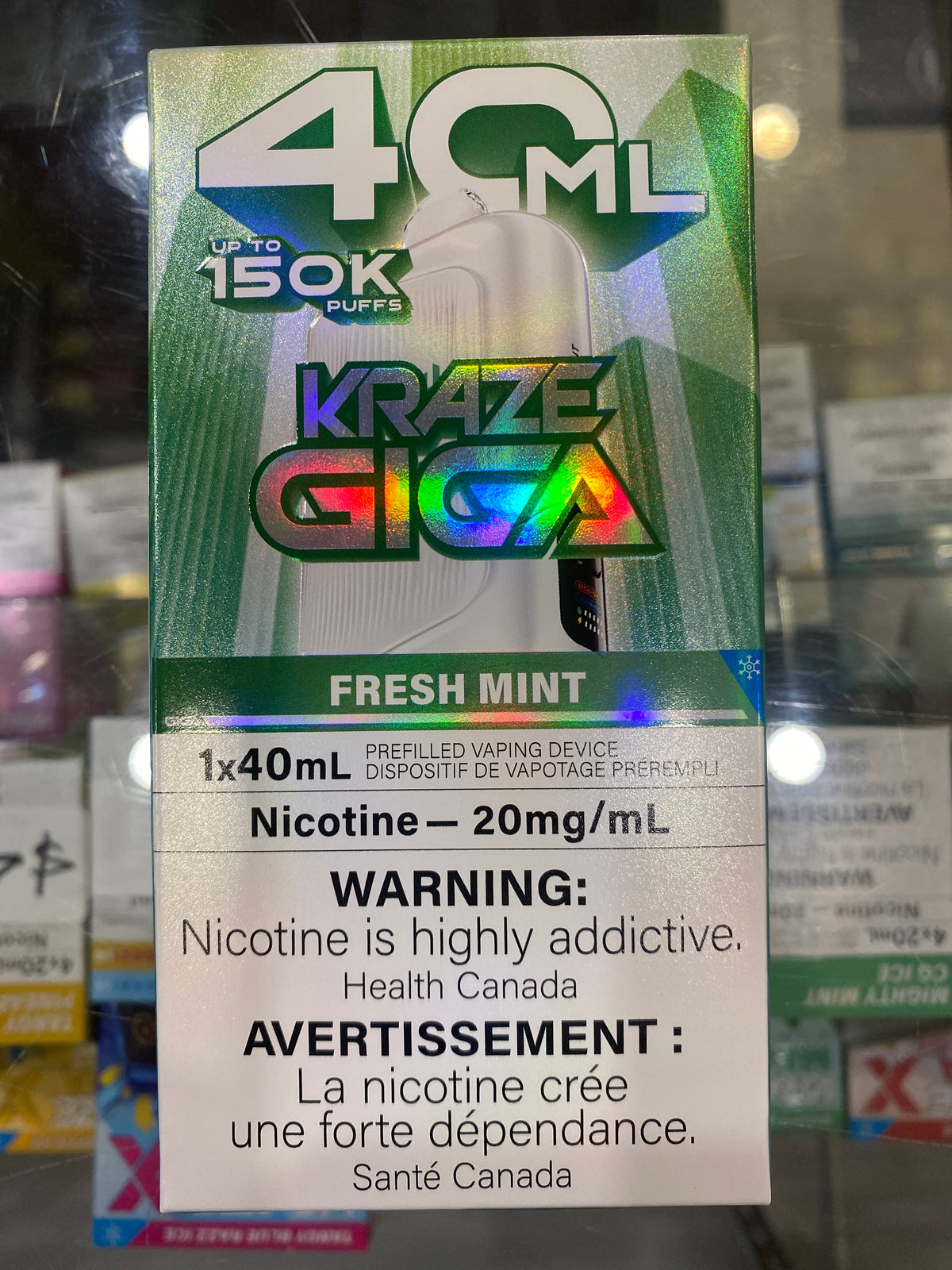 Kraze Giga 150K Disposable Fresh Mint