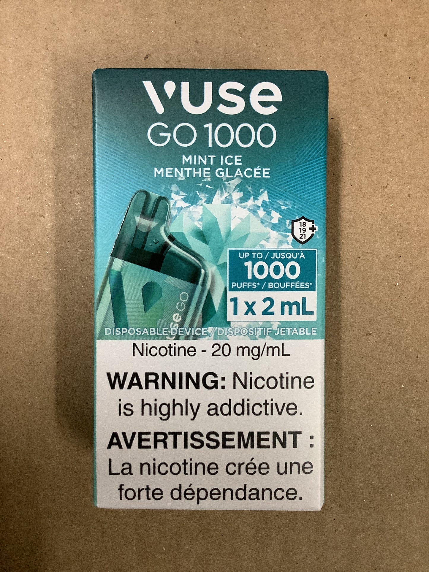 Vuse GO 1000 Mint Ice ONT