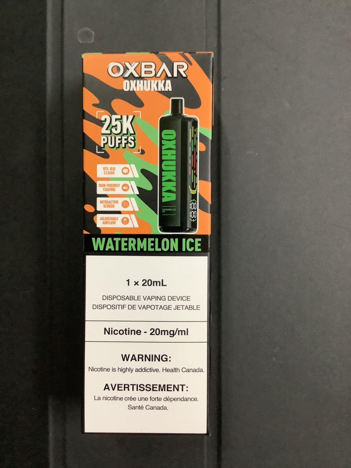 OXHUKKA 25K Disposable Watermelon Ice ONT