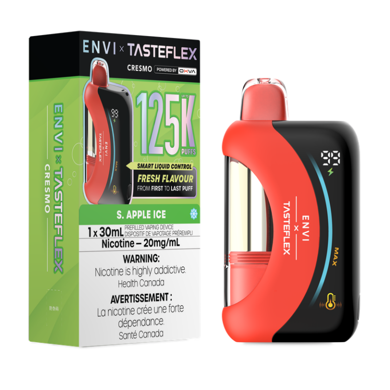 ENVI X TasteFlex Cresmo 125K   S. Apple Ice