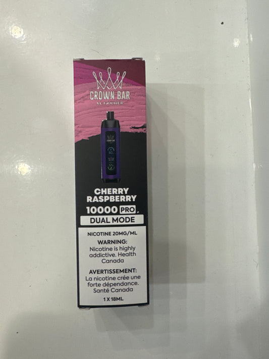 AL Fakher Crown Bar 10000 Pro Disposable Cherry Raspberry ONT