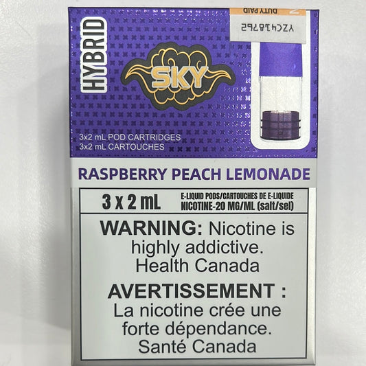 SKY Hybrid PODS Raspberry Peach Lemonade