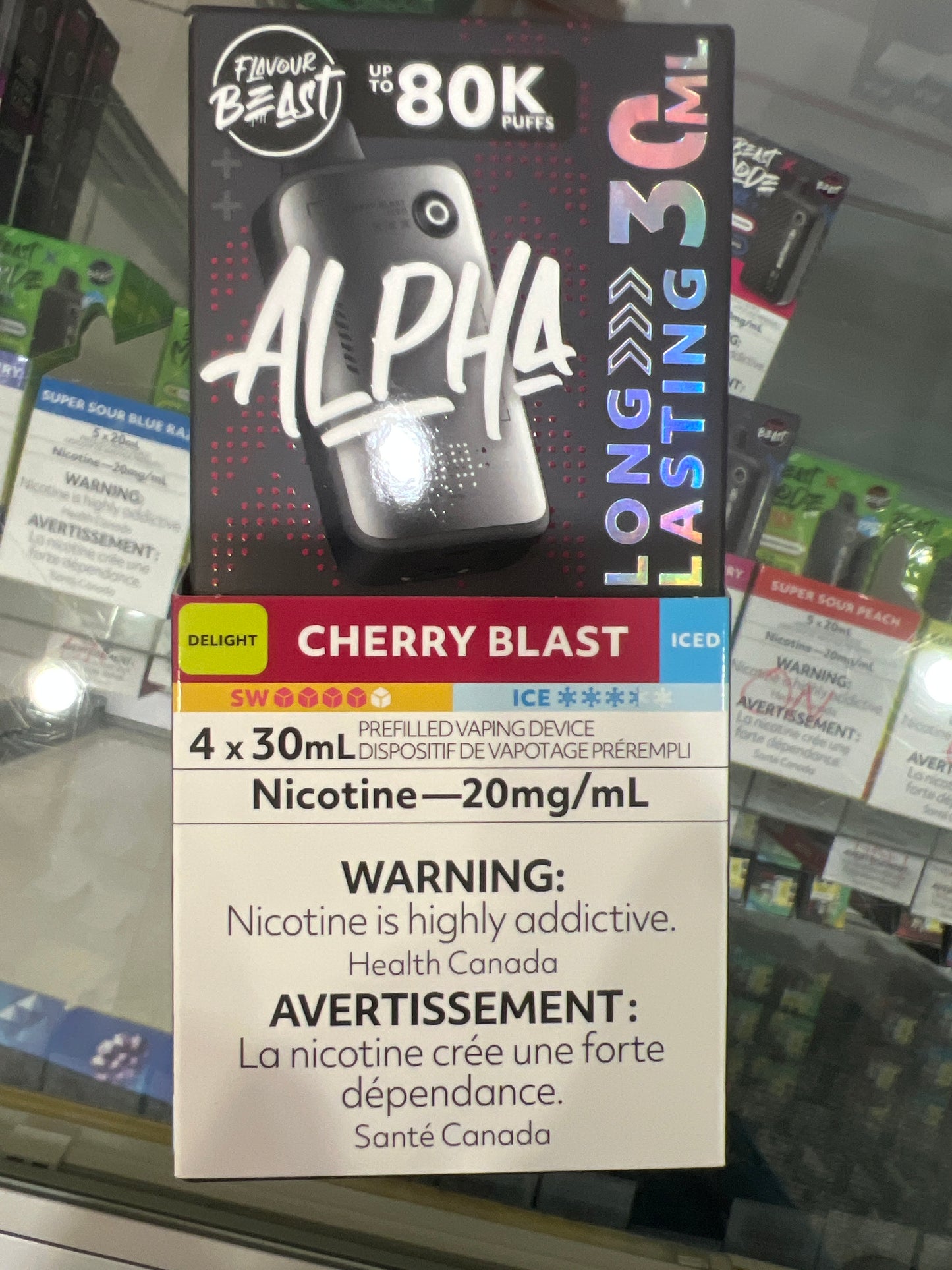 Flavour Beast Disposable Alpha 80K Cherry Blast Iced