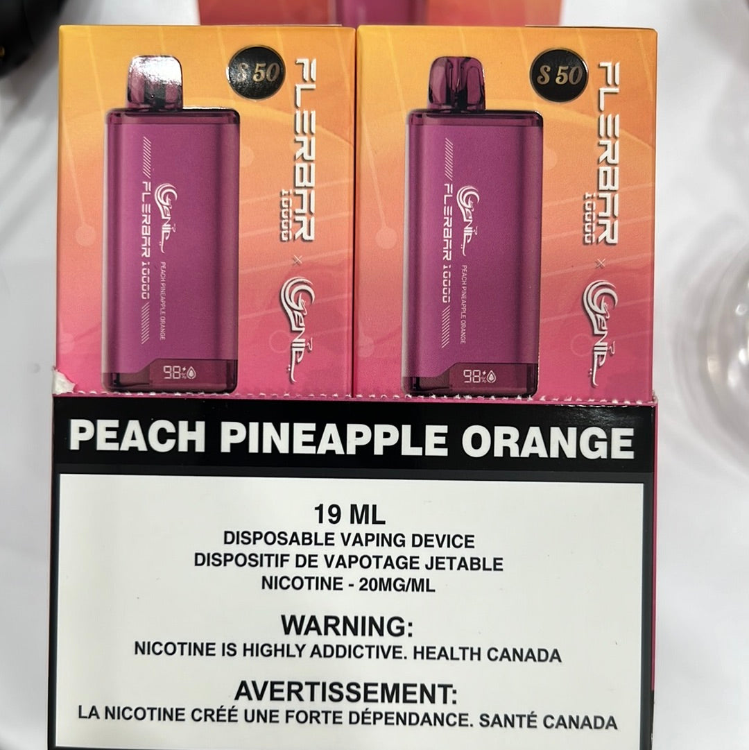 Genie Flerbar 10000 Disposable Peach Pineapple Orange