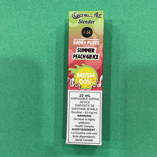 Genie Air Slender 5000 Disposable Summer Peach GB Ice