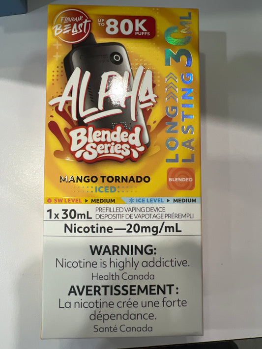 Flavour Beast Disposable Alpha 80K Blended Series Mango Tornado