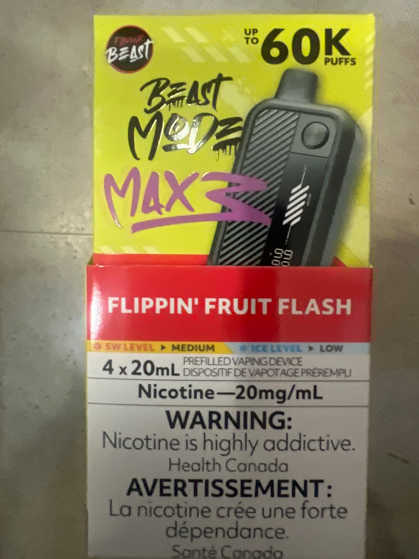 Flavour Beast Disposable Mode Max 3 60K Flippin’ Fruit Flash
