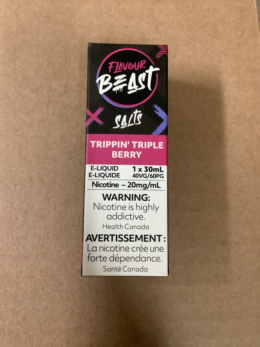 Flavour Beast Salts Trippin’ Triple Berry ONT