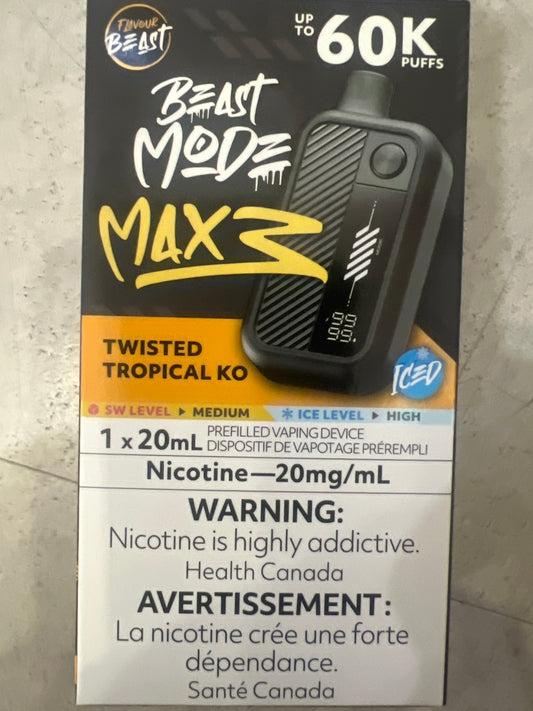 Flavour Beast Disposable Mode Max 3 60K Twisted Tropical KO