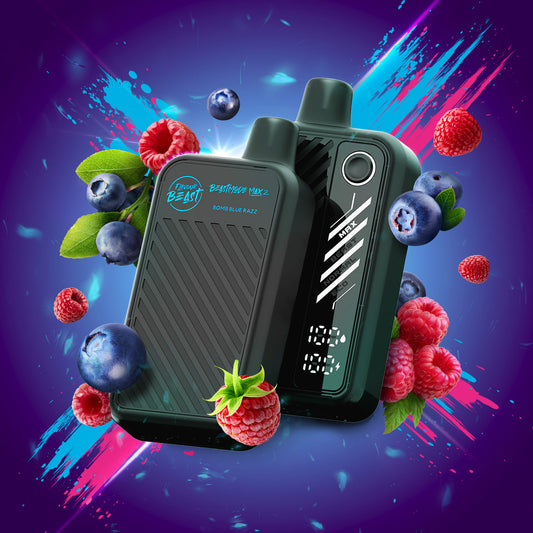Flavour Beast Disposable Mode Max 2 50K Bomb Blue Razz ONT
