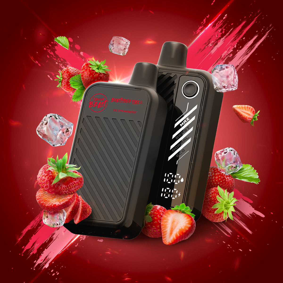Flavour Beast Disposable Mode Max 2 50K Sic Strawberry Iced ONT
