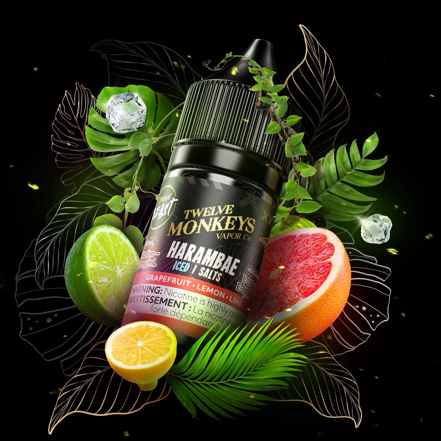 Flavour Beast x Twelve Monkeys Salts Harambae Iced ONT