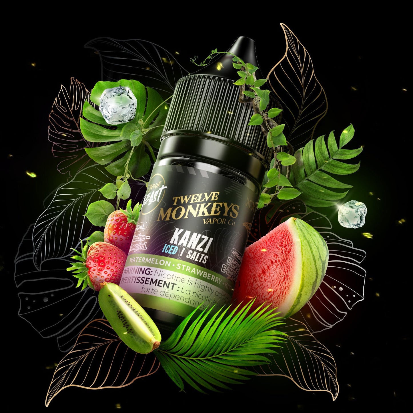 Flavour Beast x Twelve Monkeys Salts Kanzi Iced ONT