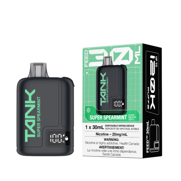 Feed Tank 120K Disposable Super Spearmint