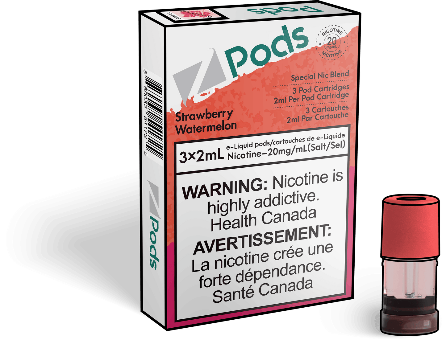 Z Lab Zpods Strawberry Watermelon(3x2ml)