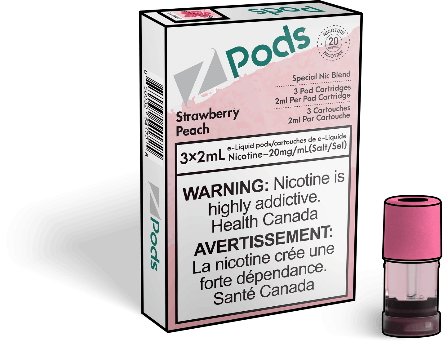 Z Lab Zpods Strawberry Peach (3x2ml)