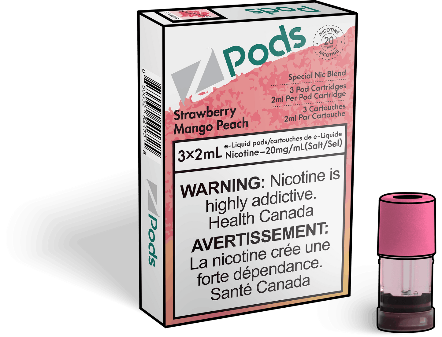 Z Lab Zpods Strawberry Mango Peach