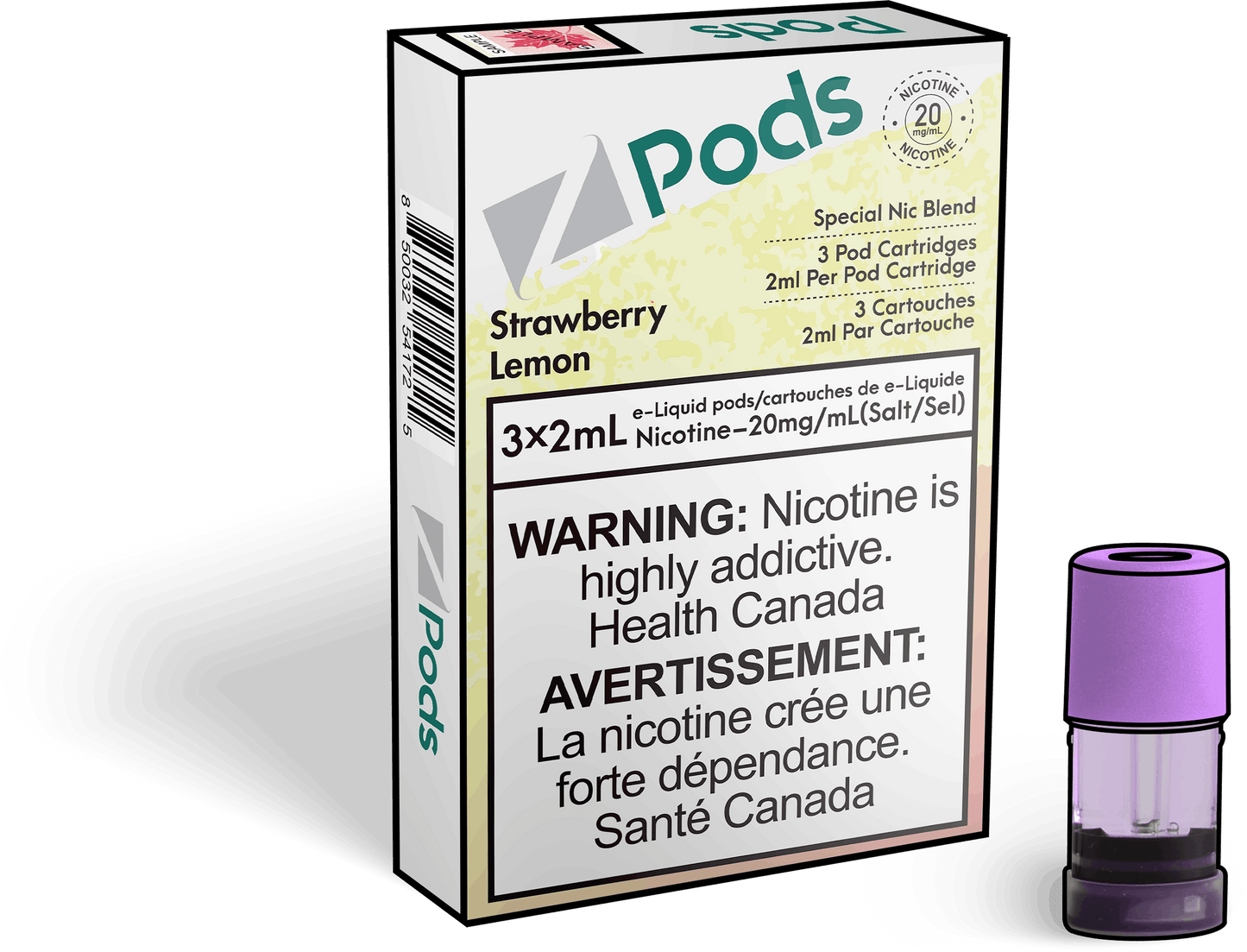 Z Lab Zpods Strawberry Lemonade (3x2ml)