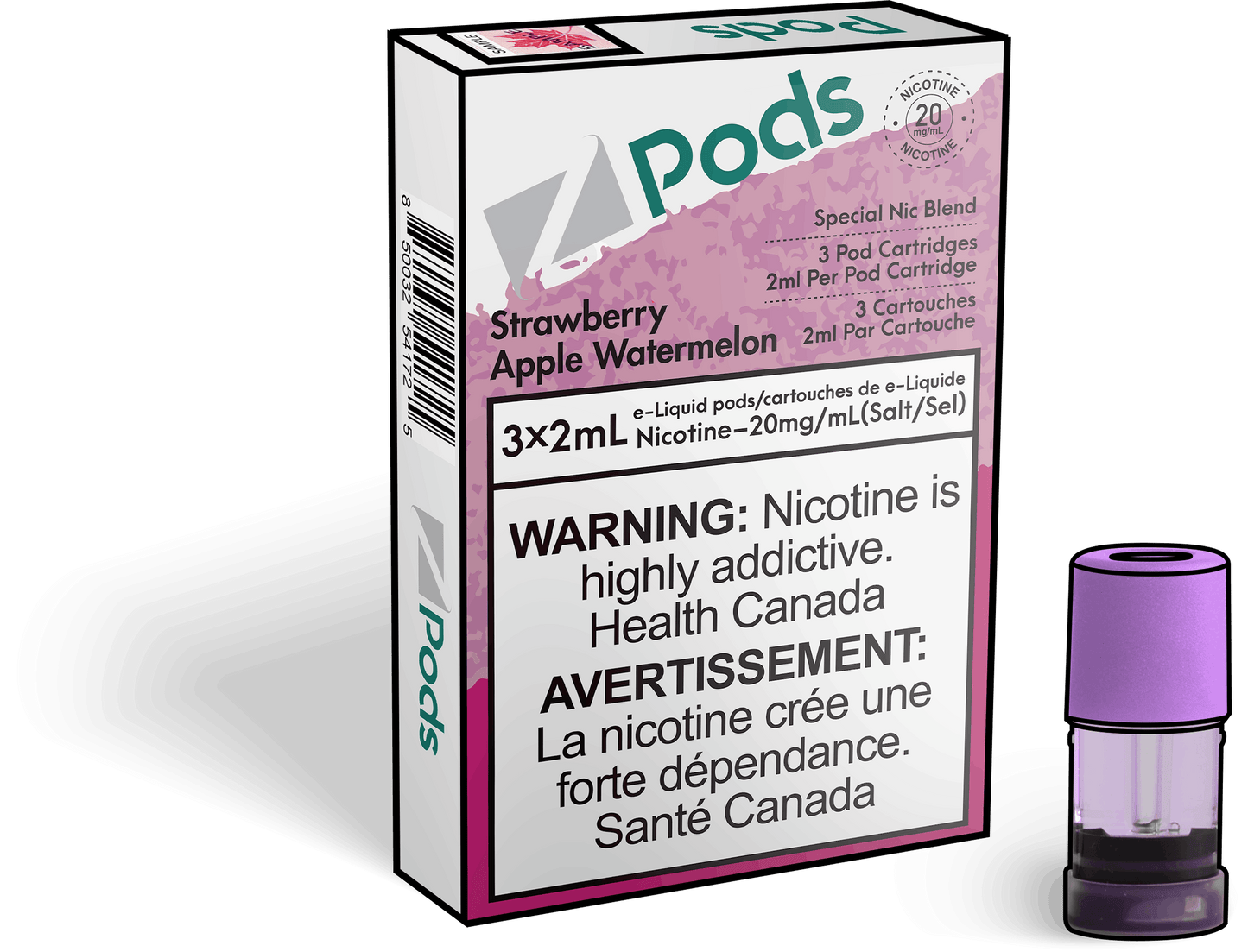 Z Lab Zpods Strawberry Apple Watermelon