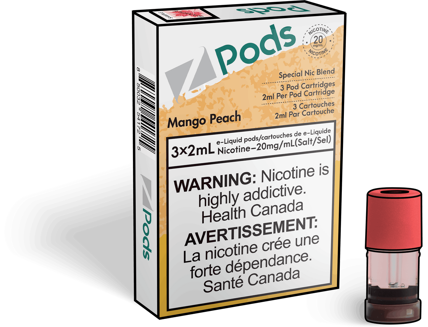 Z Lab Zpods Mango Peach (3x2ml)