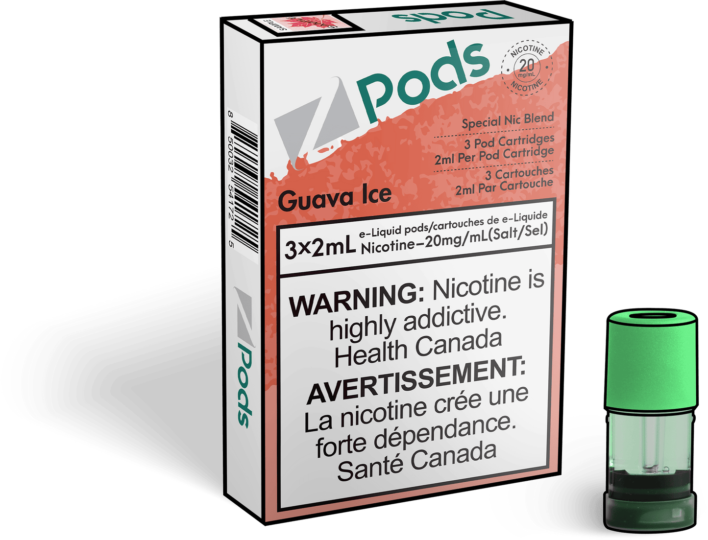 Z Lab Zpods Guava Ice (3x2ml) ONT