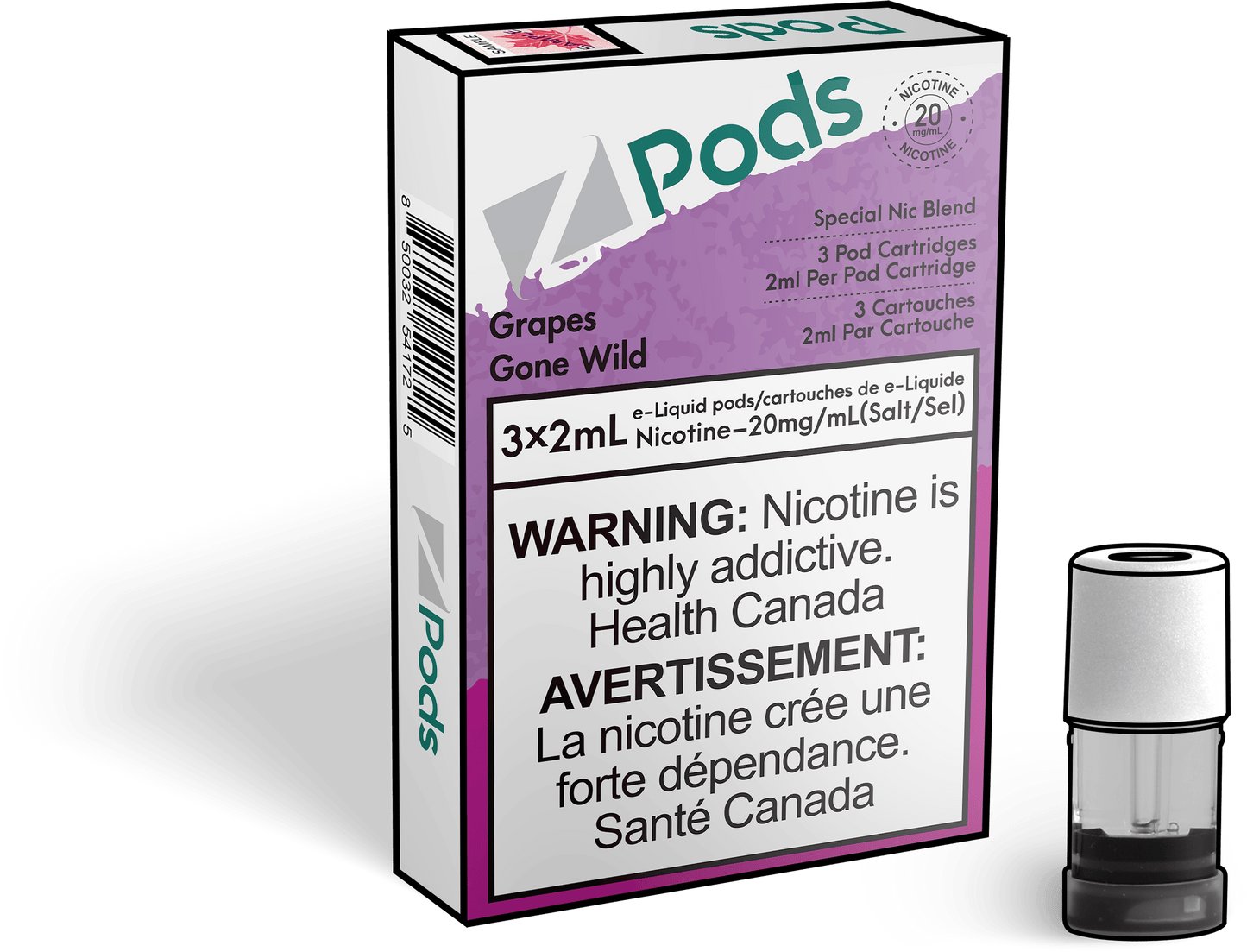 Z Lab Zpods Grape Gone Wild (3x2ml)