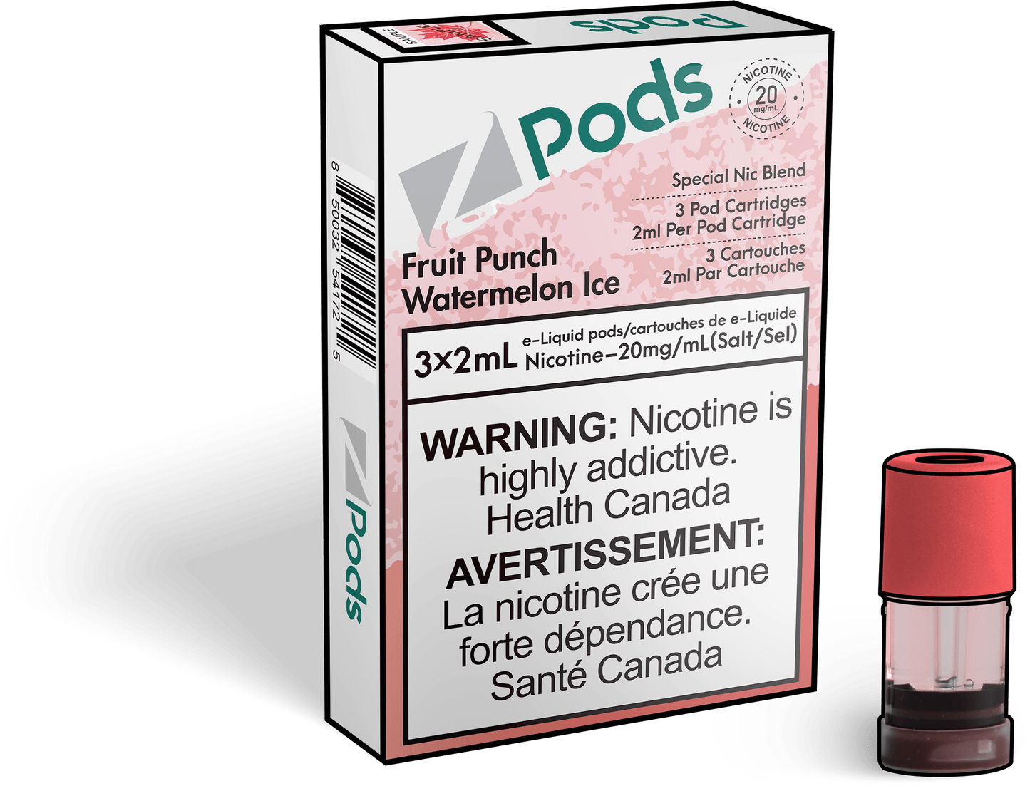 Z Lab Zpods Fruit Punch Watermelon Ice