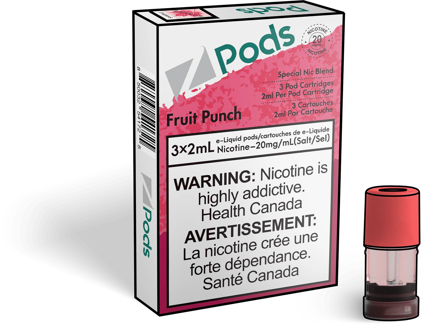 Z Lab Zpods Fruit Punch /Fruit Nectar (3x2ml) ONT