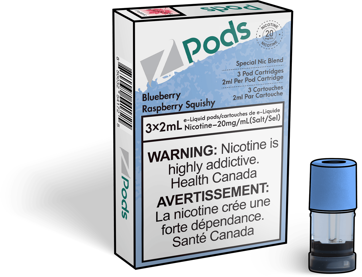 Z Lab Zpods Blueberry Raspberry Squishy (3x2ml)