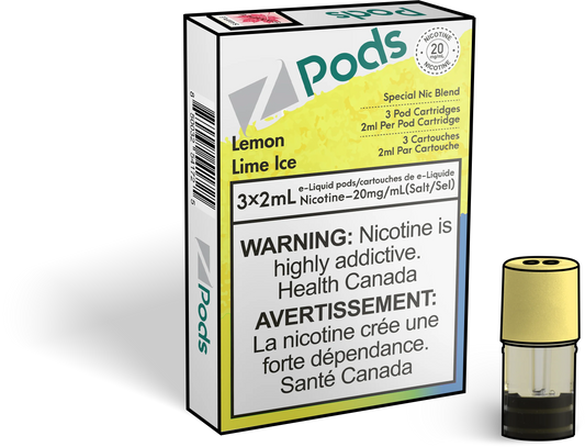 Z Lab Zpods Lemon Lime Ice(3x2ml) ONT