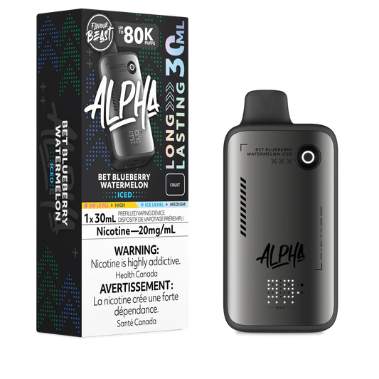 Flavour Beast Disposable Alpha 80K Bet Blueberry Watermelon Iced