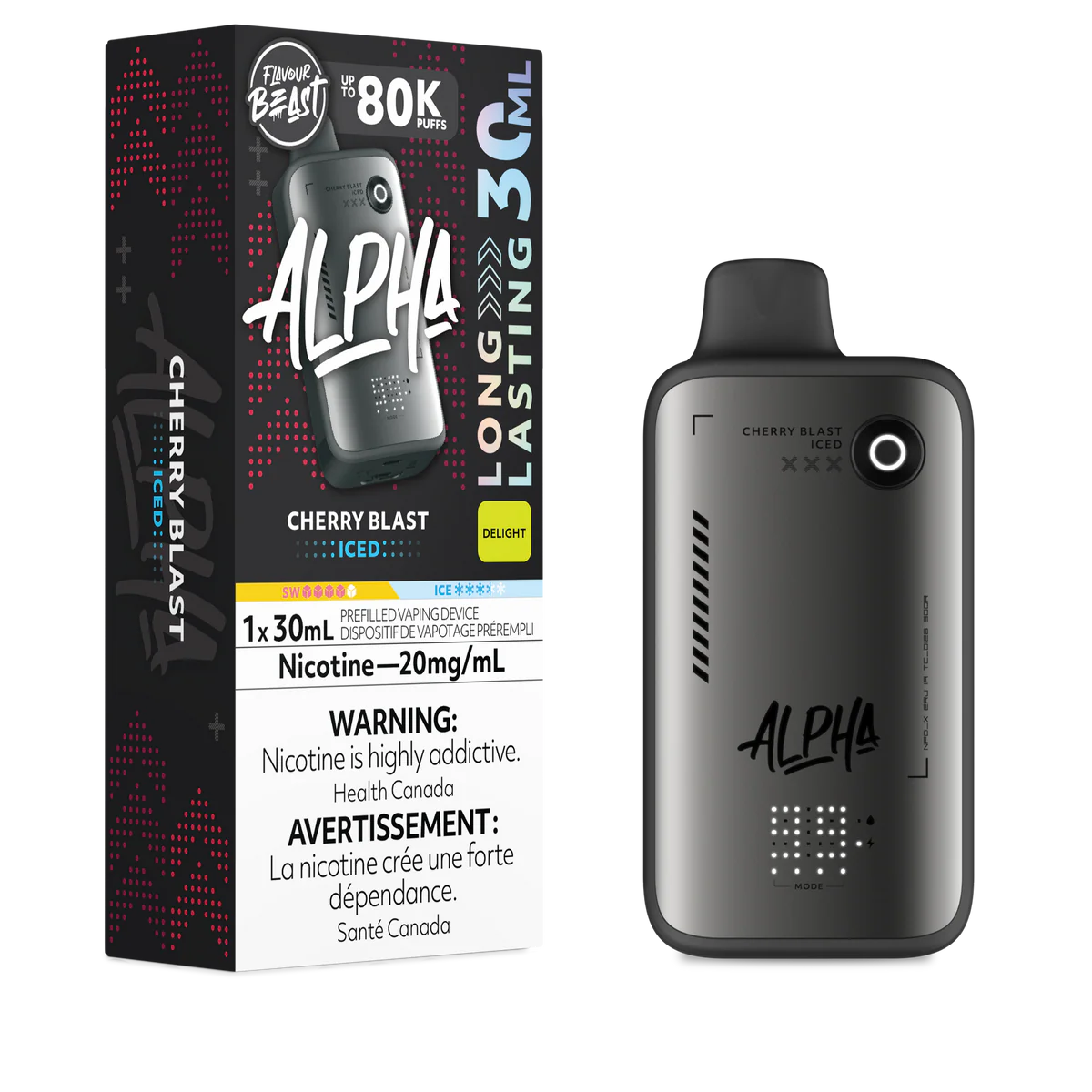 Flavour Beast Disposable Alpha 80K Cherry Blast Iced