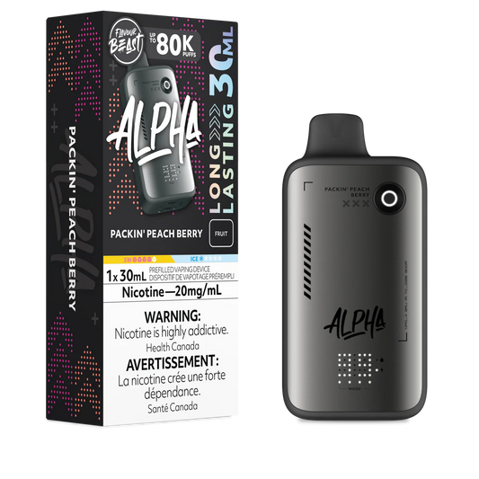 Flavour Beast Disposable Alpha 80K Packin’ Peach Berry Iced