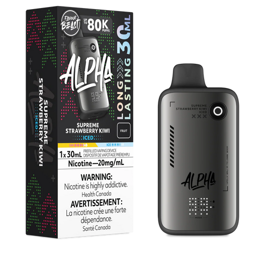 Flavour Beast Disposable Alpha 80K Supreme Strawberry Kiwi Iced