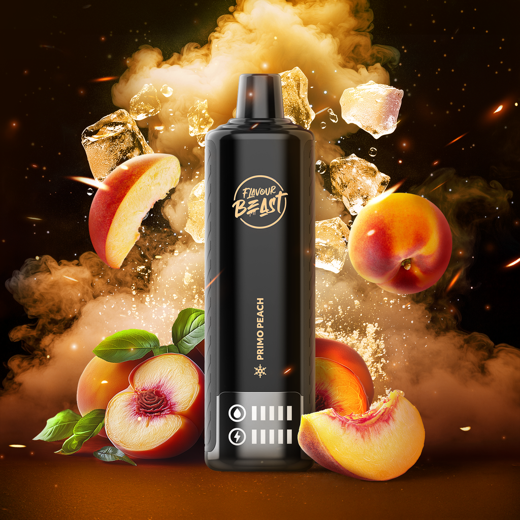 Flavour Beast Bar Disposable 15K Primo Peach Low Ice ONT