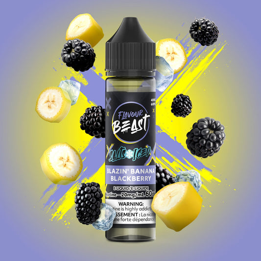 Flavour Beast Salts Blazin’ Banana Blackberry ONT