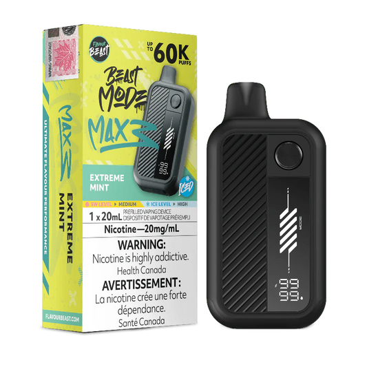Flavour Beast Disposable Mode Max 3 60K Extreme Mint Iced ONT