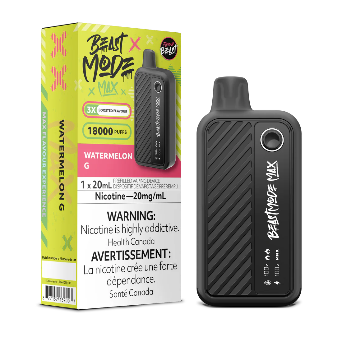 Flavour Beast Disposable Mode Max 18000 Watermelon G ONT