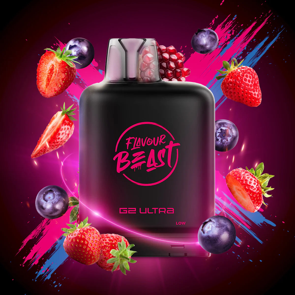 Flavour Beast G2 Ultra Level X PODS Trippin’ Triple Berry 0MG