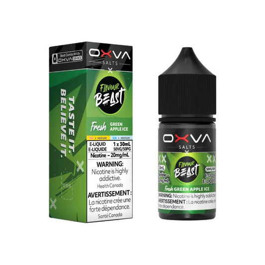 Flavour Beast Salts  OXVA Fresh Green Apple Ice