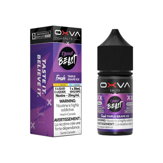 Flavour Beast Salts  OXVA Triple Grape Ice