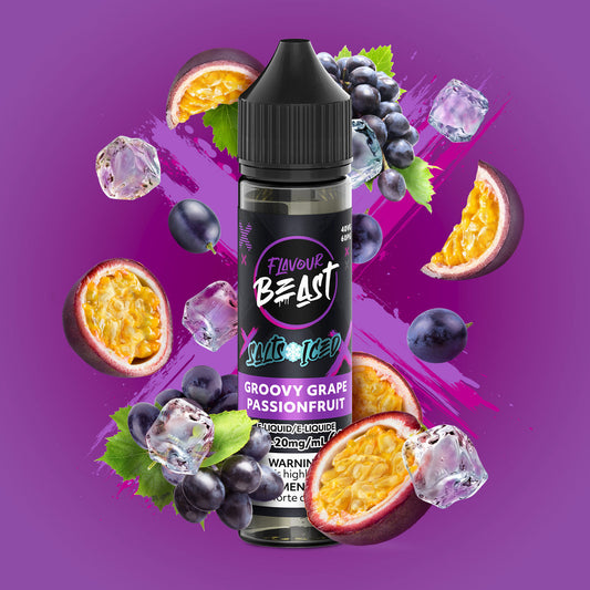 Flavour Beast Salts Groovy Grape Passionfruit ONT