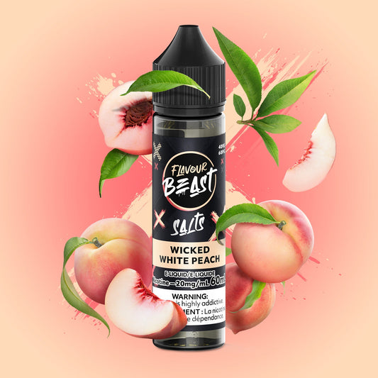 Flavour Beast Salts Wicked White Peach ONT