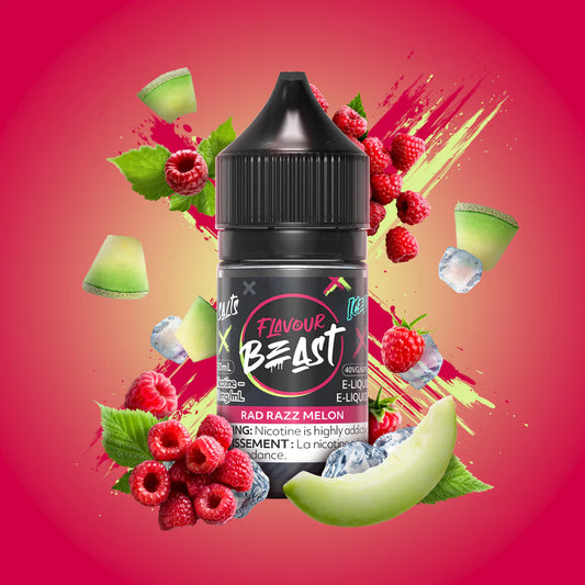 Flavour Beast Salts Rad Razz Melon Iced ONT