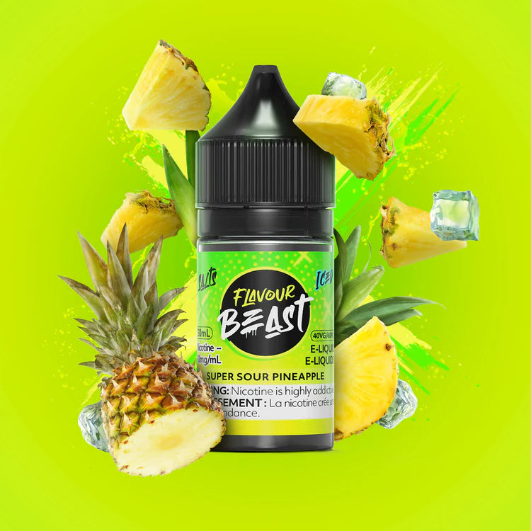 Flavour Beast Salts Super Sour Pineapple Iced ONT